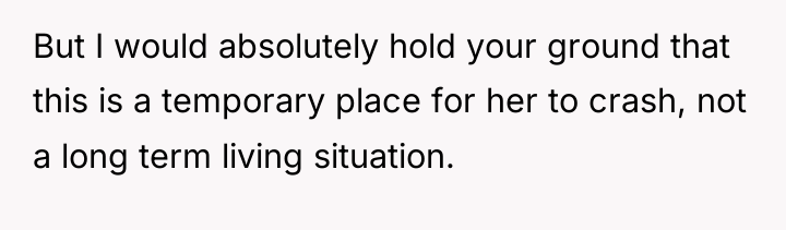 But I would absolutely hold your ground that this is...