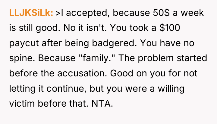 LLJKSiLk >I accepted, because 50$ a week is still good....
