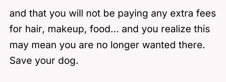 and that you will not be paying any extra fees...