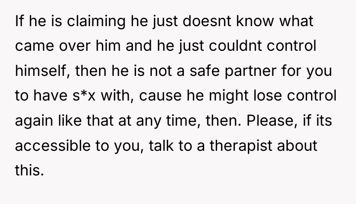 If he is claiming he just doesnt know what came...