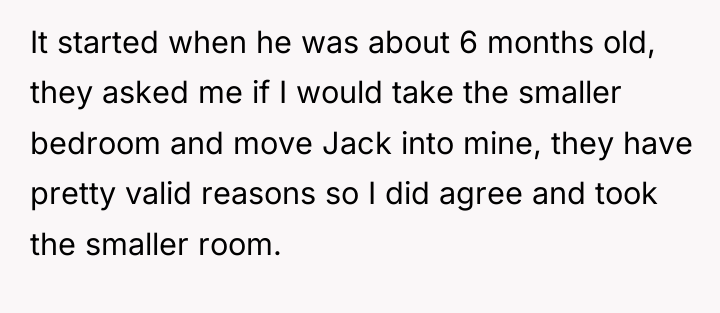It started when he was about 6 months old, they...