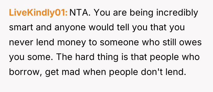 LiveKindly01 NTA. You are being incredibly smart and anyone would...