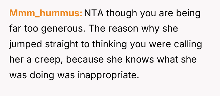 Mmm_hummus NTA though you are being far too generous. The...