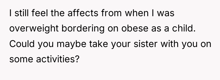 I still feel the affects from when I was overweight...