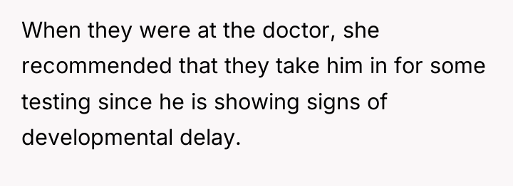 When they were at the doctor, she recommended that they...