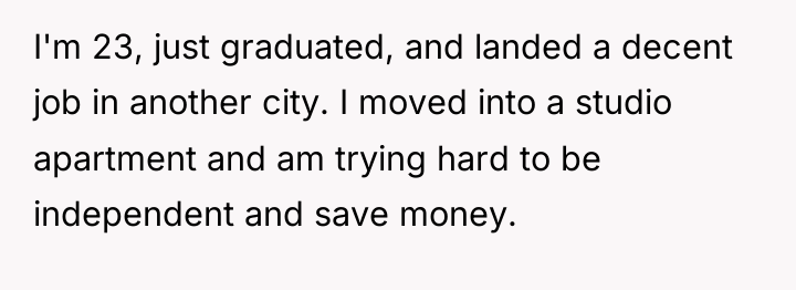 I'm 23, just graduated, and landed a decent job in...