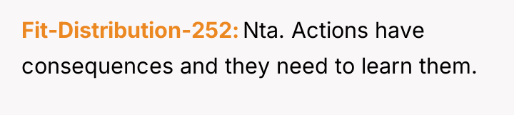 Fit-Distribution-252 Nta. Actions have consequences and they need to learn...