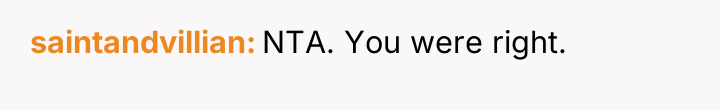 saintandvillian NTA. You were right.