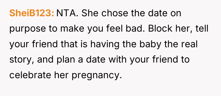 SheiB123 NTA. She chose the date on purpose to make...