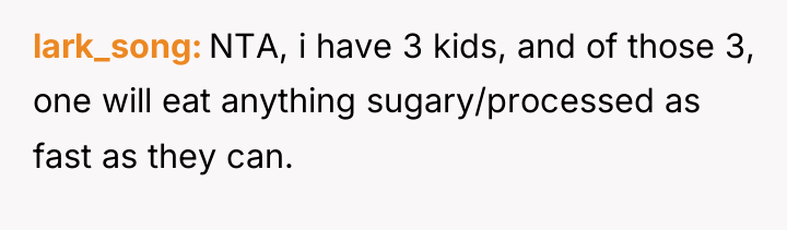 lark_song NTA, i have 3 kids, and of those 3,...