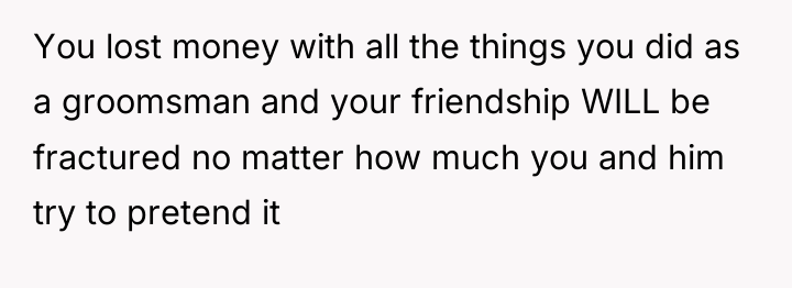 You lost money with all the things you did as...