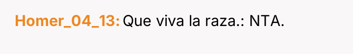 Homer_04_13 Que viva la raza.: NTA.
