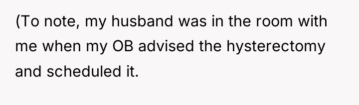 (To note, my husband was in the room with me...
