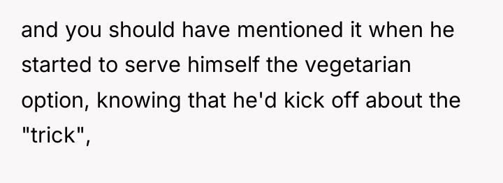 and you should have mentioned it when he started to...