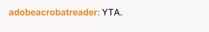 adobeacrobatreader YTA.