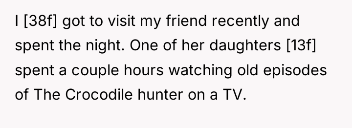 I [38f] got to visit my friend recently and spent...