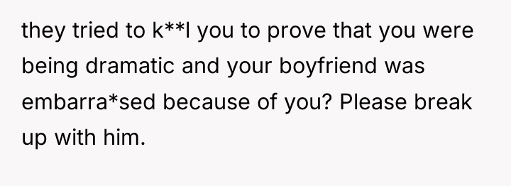 they tried to k**l you to prove that you were...