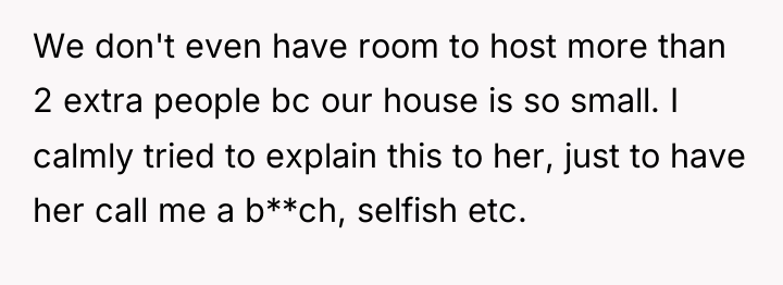 We don't even have room to host more than 2...