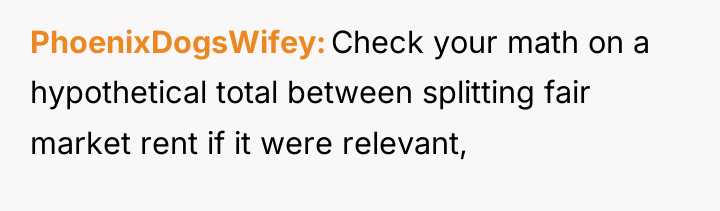 PhoenixDogsWifey Check your math on a hypothetical total between splitting...