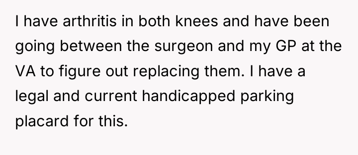 I have arthritis in both knees and have been going...