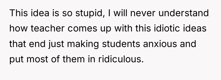 This idea is so stupid, I will never understand how...