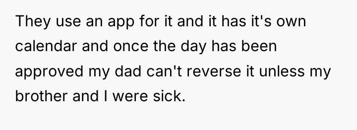 They use an app for it and it has it's...
