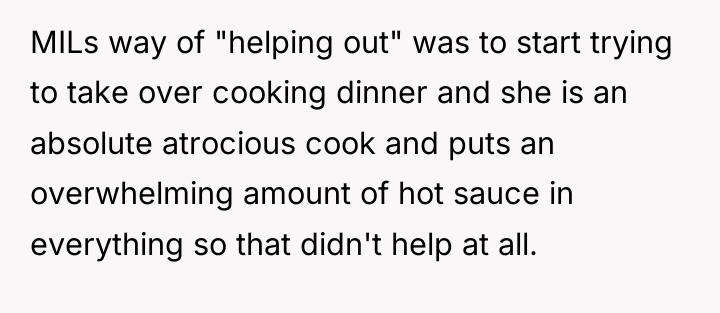 MILs way of "helping out" was to start trying to...