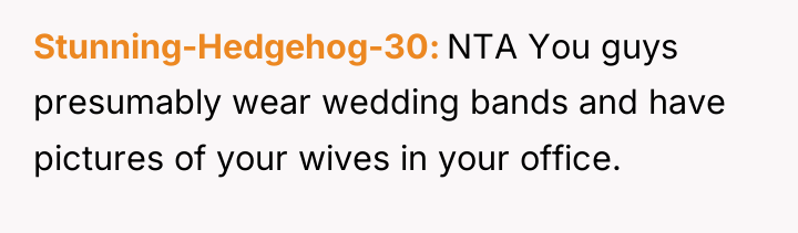 Stunning-Hedgehog-30 NTA You guys presumably wear wedding bands and have...