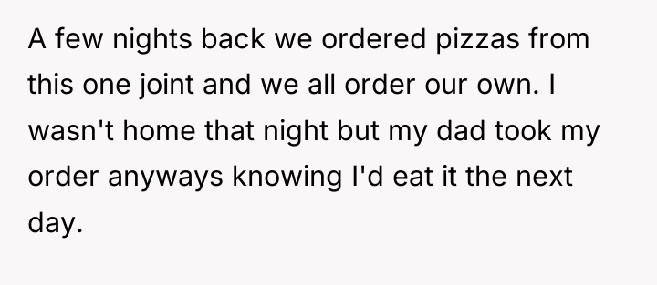 A few nights back we ordered pizzas from this one...