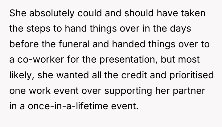She absolutely could and should have taken the steps to...