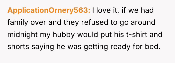 ApplicationOrnery563 I love it, if we had family over and...
