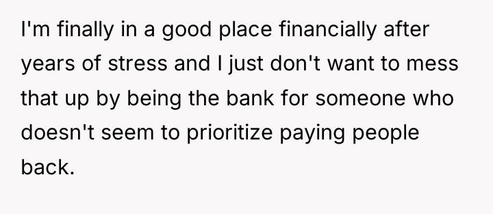 I'm finally in a good place financially after years of...