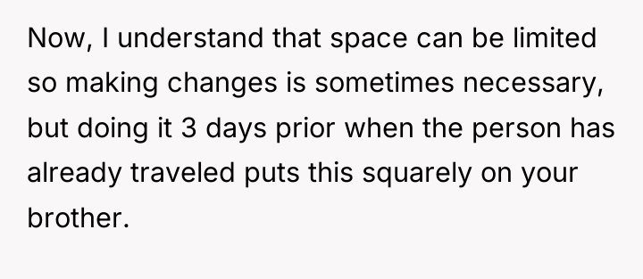 Now, I understand that space can be limited so making...