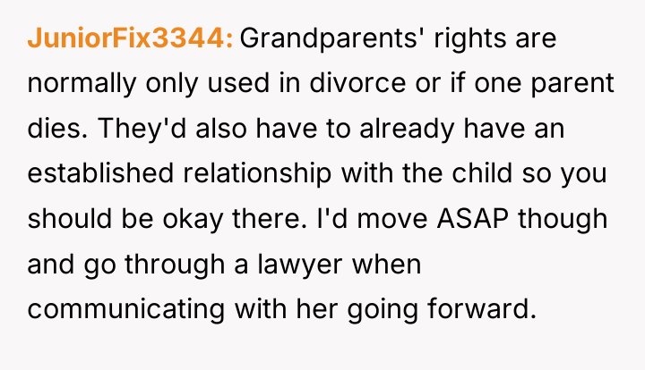 JuniorFix3344 Grandparents' rights are normally only used in divorce or...