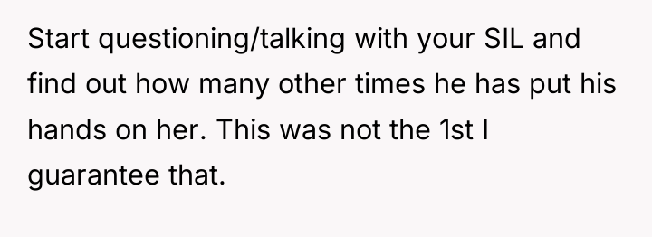 Start questioning/talking with your SIL and find out how many...