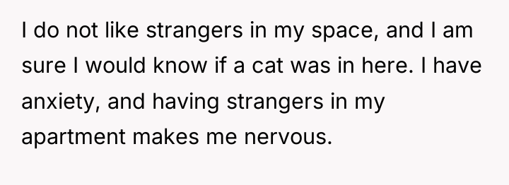I do not like strangers in my space, and I...