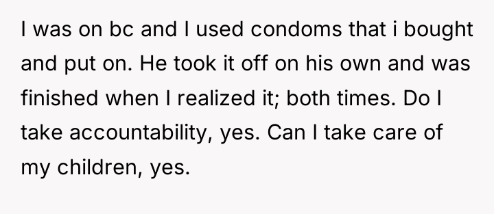 I was on bc and I used condoms that i...