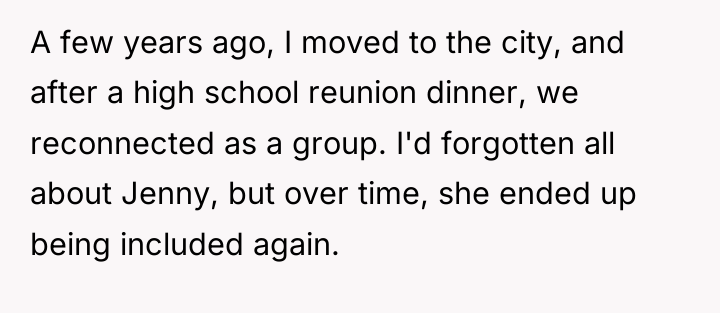 A few years ago, I moved to the city, and...