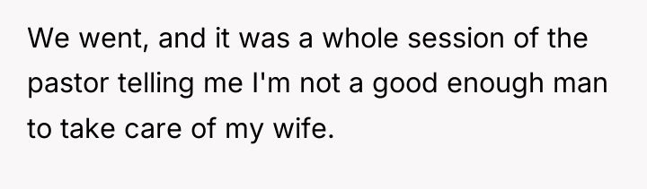 We went, and it was a whole session of the...