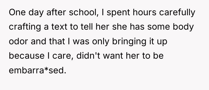 One day after school, I spent hours carefully crafting a...