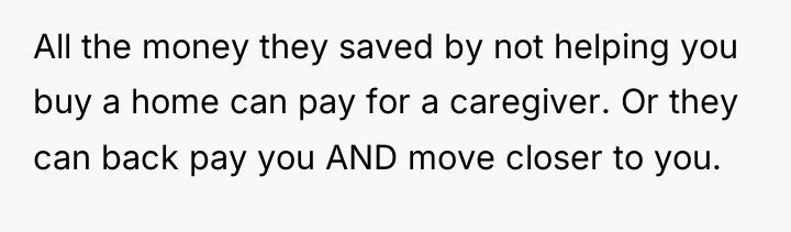 All the money they saved by not helping you buy...