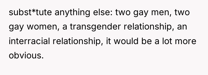 subst*tute anything else: two gay men, two gay women, a...