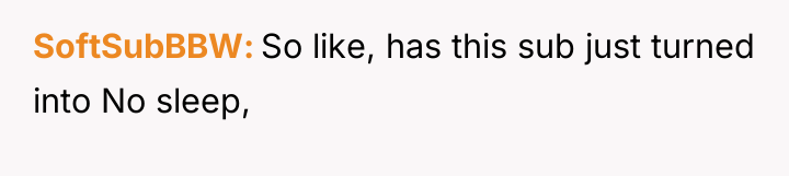 SoftSubBBW So like, has this sub just turned into No...