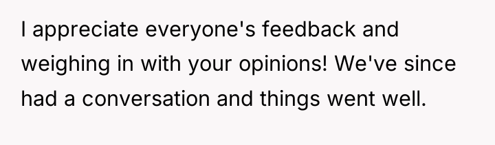 I appreciate everyone's feedback and weighing in with your opinions!...