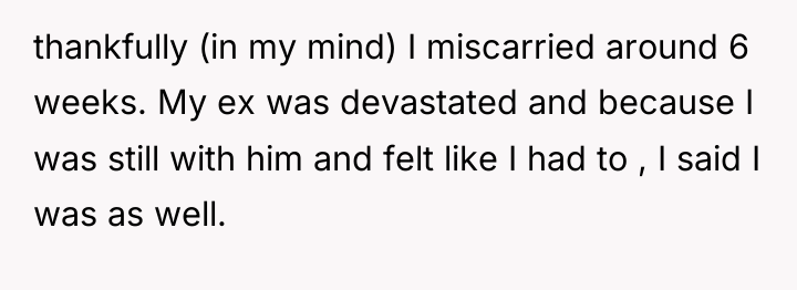 thankfully (in my mind) I miscarried around 6 weeks. My...