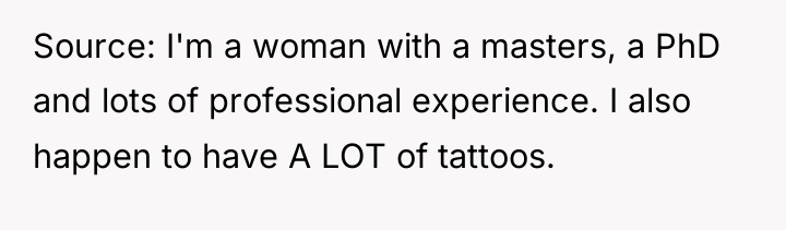 Source: I'm a woman with a masters, a PhD and...