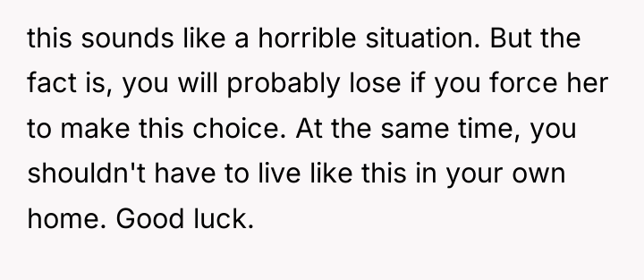 this sounds like a horrible situation. But the fact is,...