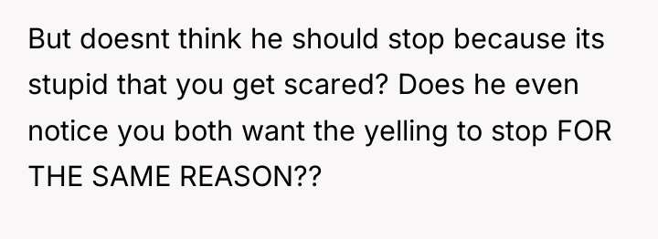 But doesnt think he should stop because its stupid that...