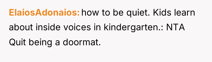 ElaiosAdonaios how to be quiet. Kids learn about inside voices...