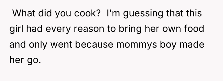 ​ What did you cook? ​ I'm guessing that this...